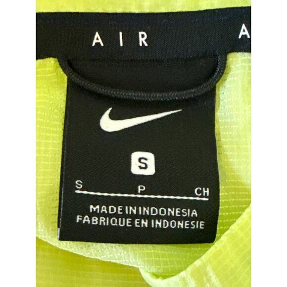 Nike Air Full Zip Running Windbreaker Women's Jacket Neon Size S - Picture 9 of 12